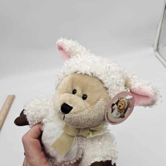 Starbucks Coffee Bearista Bear Collection Lamb Plush 10" 2009 Stuffed NWT - Picture 5 of 9